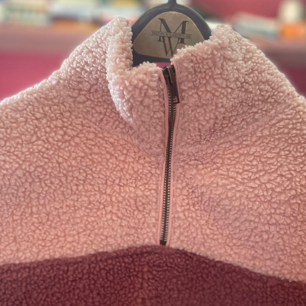 Universal Thread Women’s Colorblock Sherpa Quarter Zip Pullover Sweater Small - Picture 14 of 14